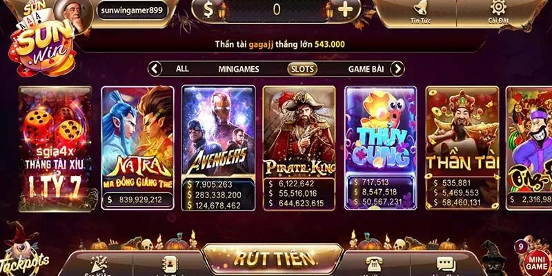 Các phiên bản game Nổ hũ Sunwin