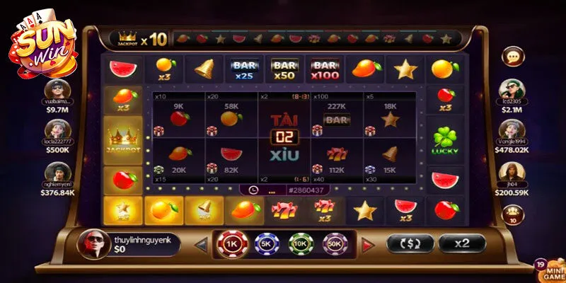 Hướng dẫn chơi xèng 777 tại cổng game Sunwin
